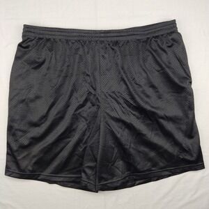 Starter Shorts Mens 2XL Black Mesh Athletic Basketball Gym Pockets 44-46